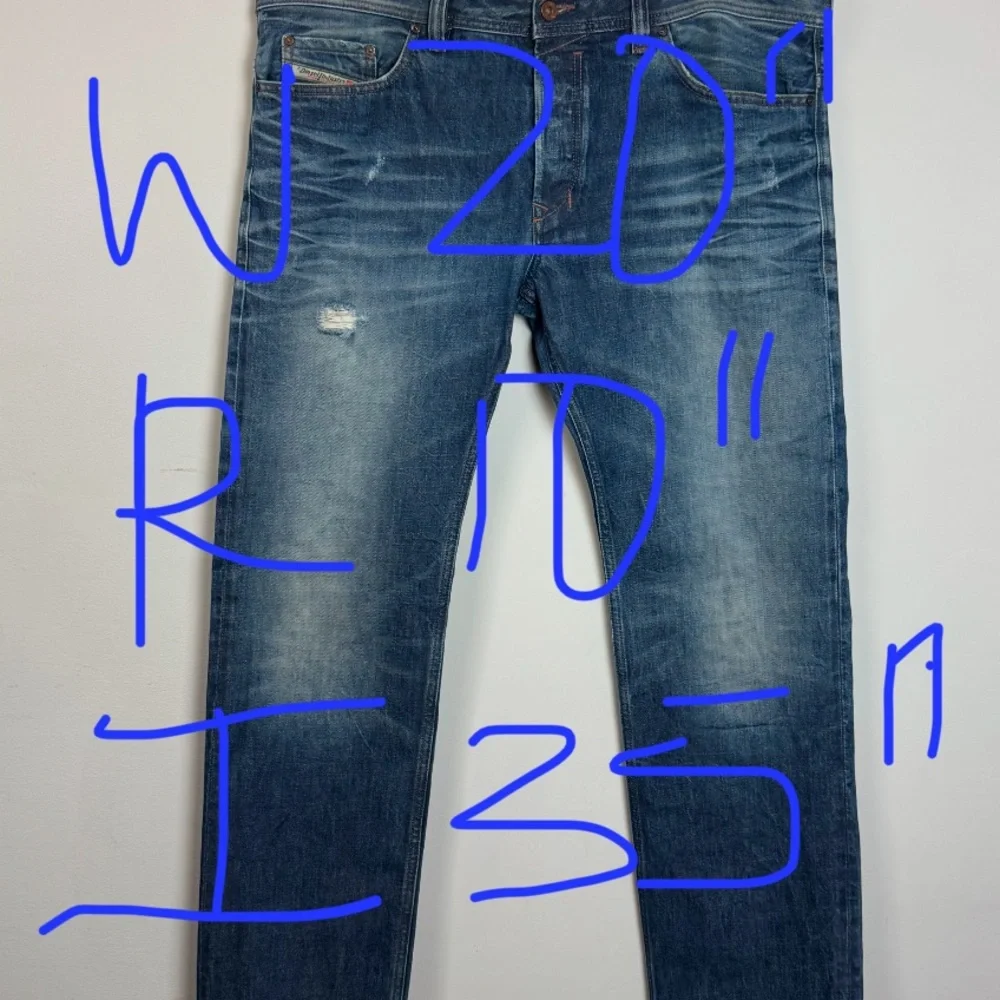 Diesel Safado Slim Straight Jeans sz 38